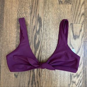Hollister Front Tie Bikini Top